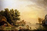 Landscape With Bathers by Claude-Joseph Vernet